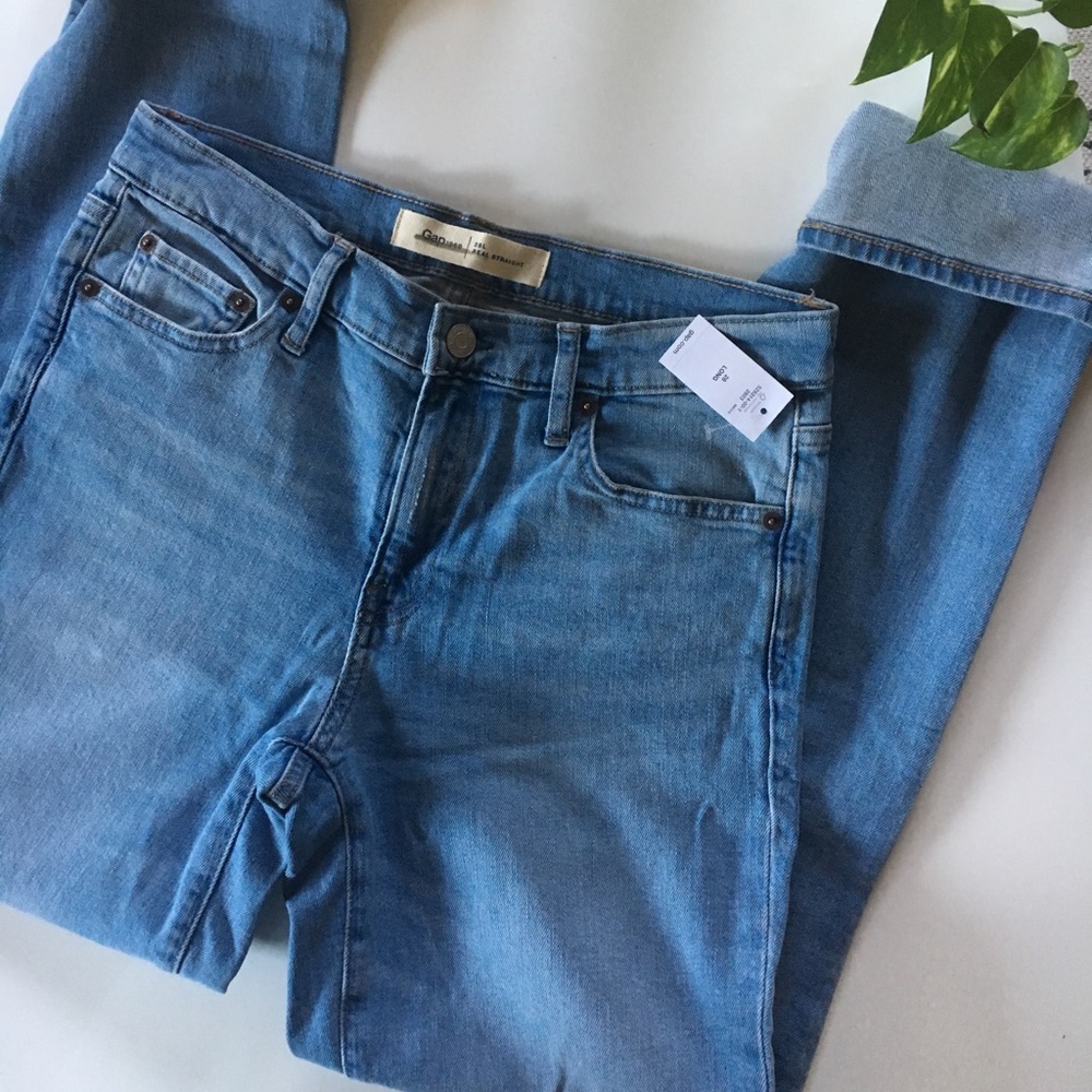 NTW Gap Real Straight 28L Light Indigo Jeans